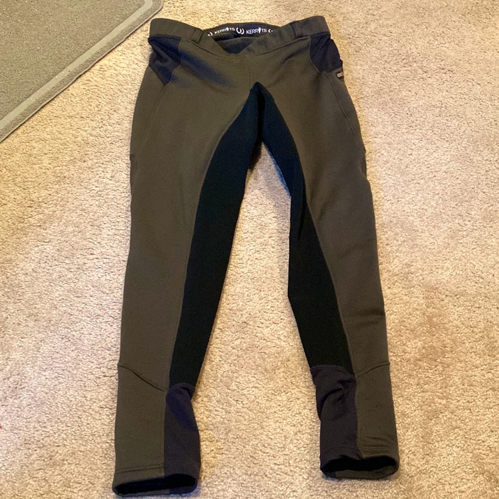 Kerrits Windpro full seat riding pants. 1X fleece lined.